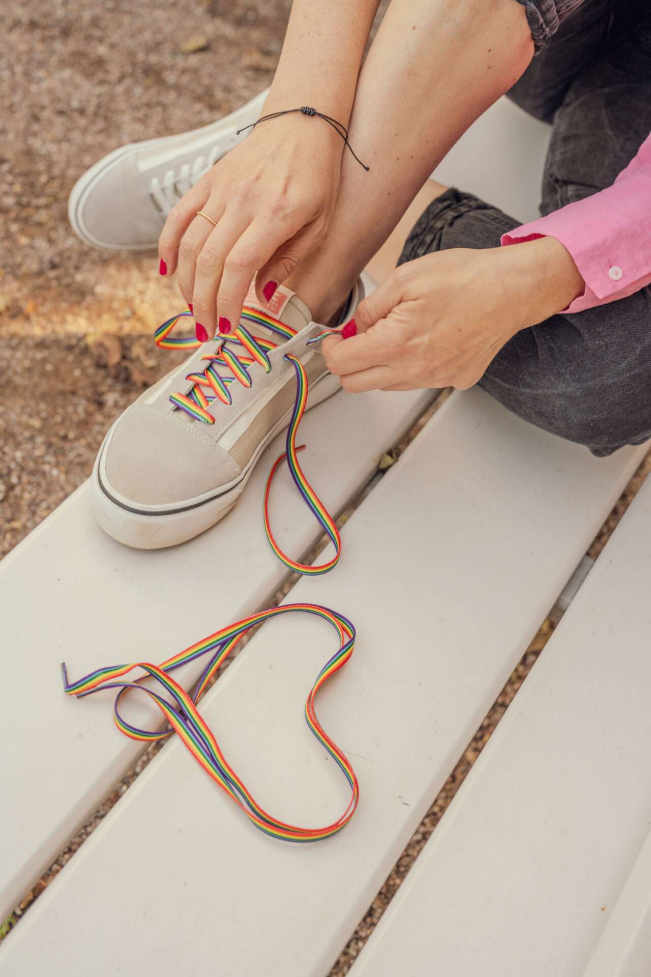 Schnürsenkel Regenbogen Lgbtq+