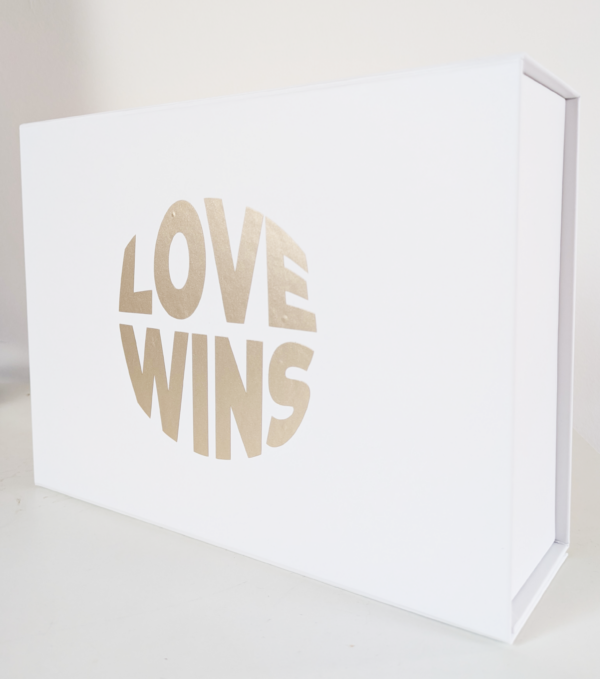 Love Wins Schachtel | Geschenkbox Hochzeit